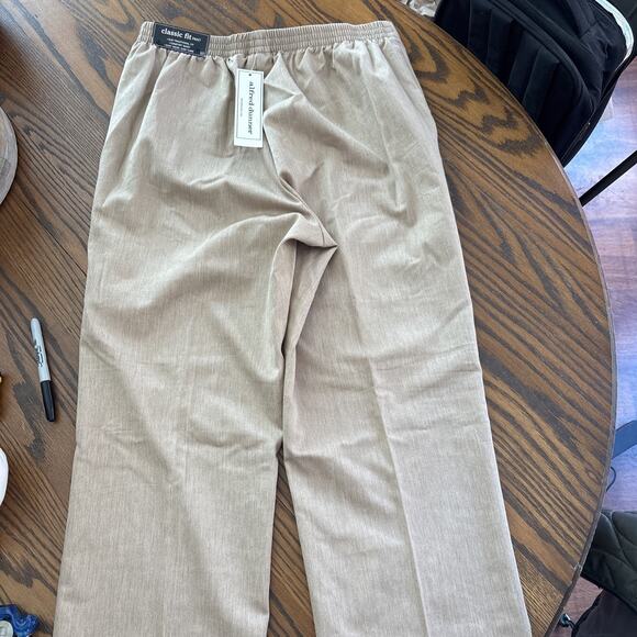 alfred dunner classic fit pants camel 10 - Picture 6 of 6